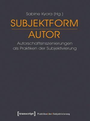 cover image of Subjektform Autor